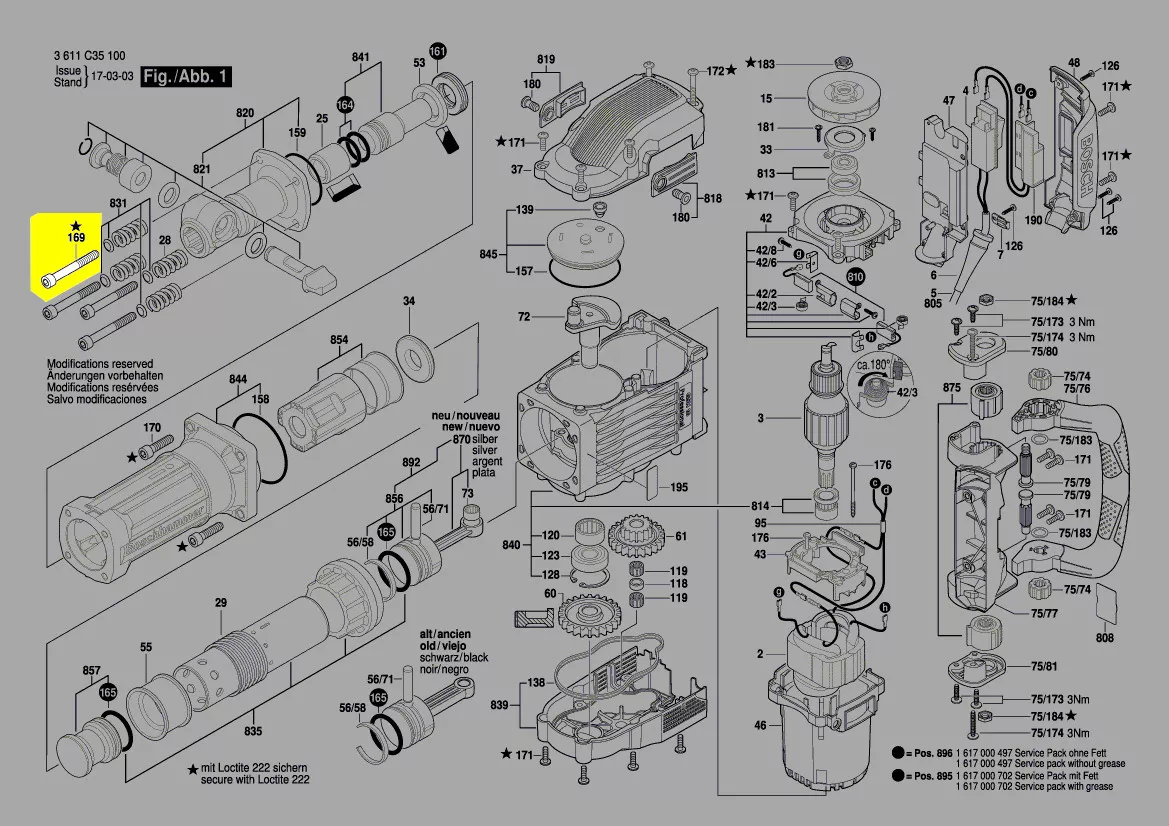 Vis réf. 1 613 414 022 Bosch